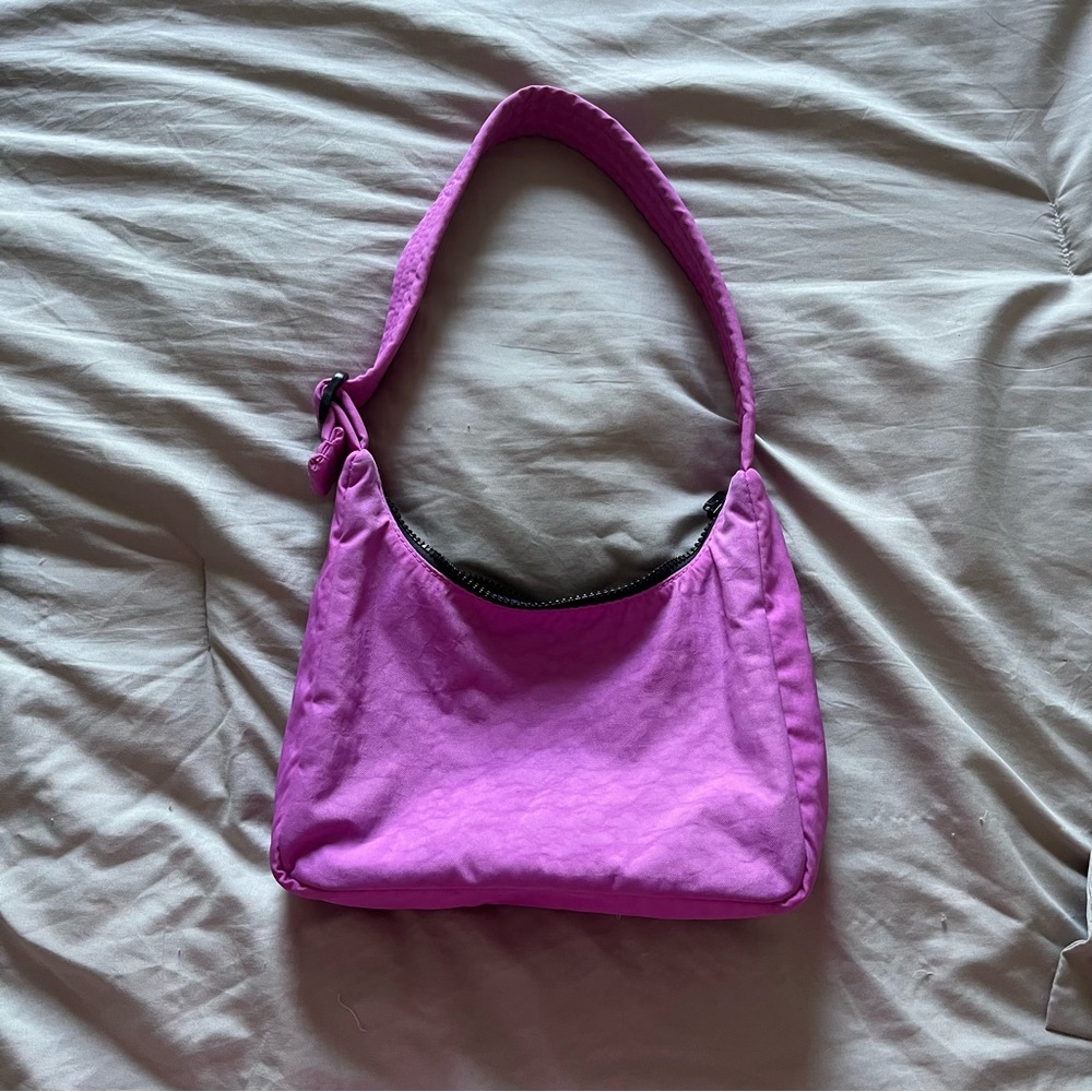 Baggu nylon mini shoulder bag- extra pink